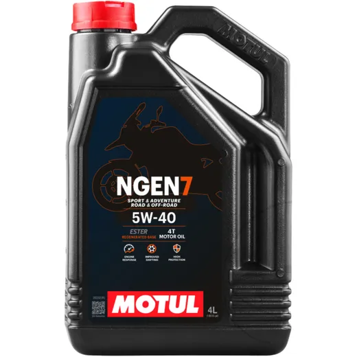 MOTUL NGEN 7 5W40 4T Synthetic Engine Oil for High-Performance Motorcycles