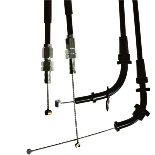 Extended Throttle Cable Set for Superbike Handlebar Conversion