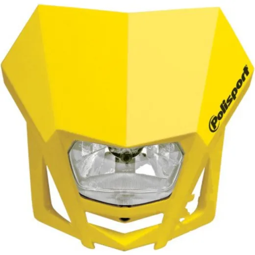 Off road headlamp with number board yellow rm01