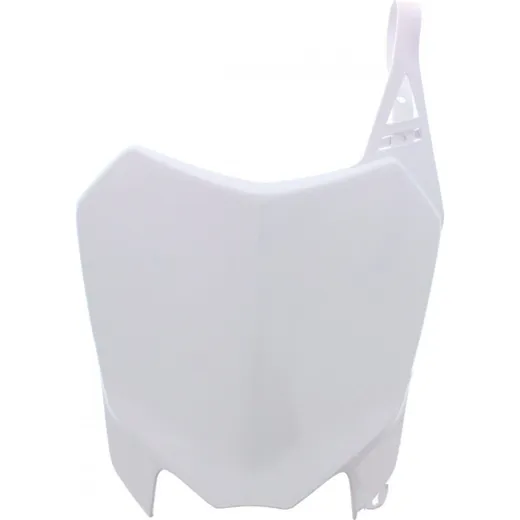 White front number board