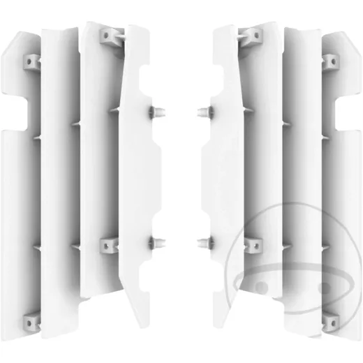 Radiator guards white for: Honda CR