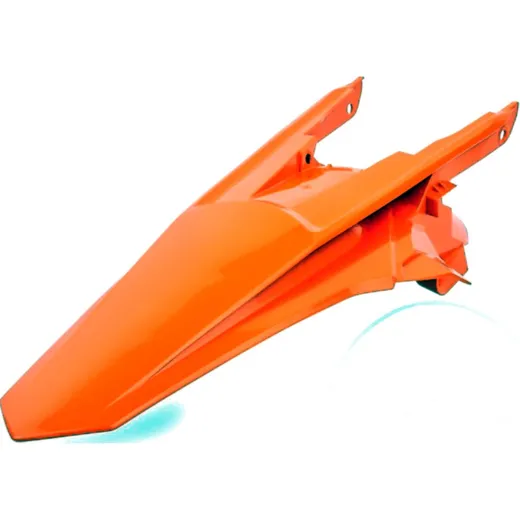 fender / guard plate rear orange