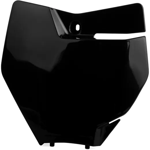 RACE NUMBER PLATE BLACK for Motorcycles