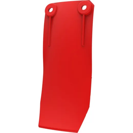 Rear shock protector red