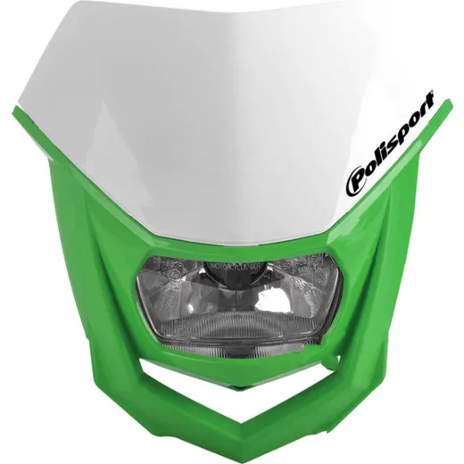Headlight mask halo white/green