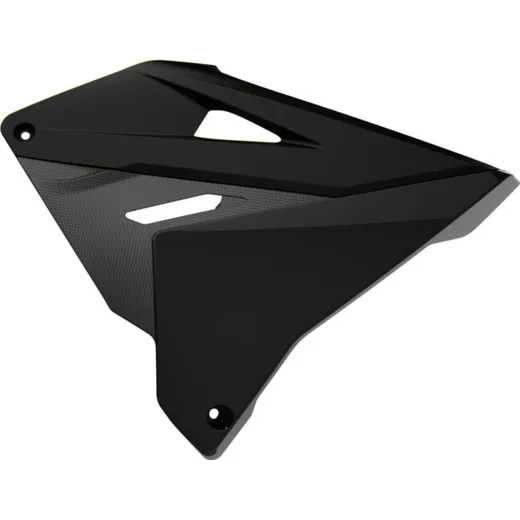 Radiator scoops kit black