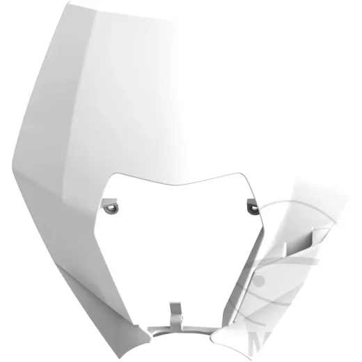 Headlight mask white without electrics for: KTM EXC