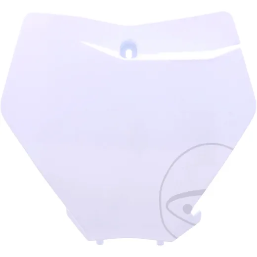 Race number plate white for: KTM SX