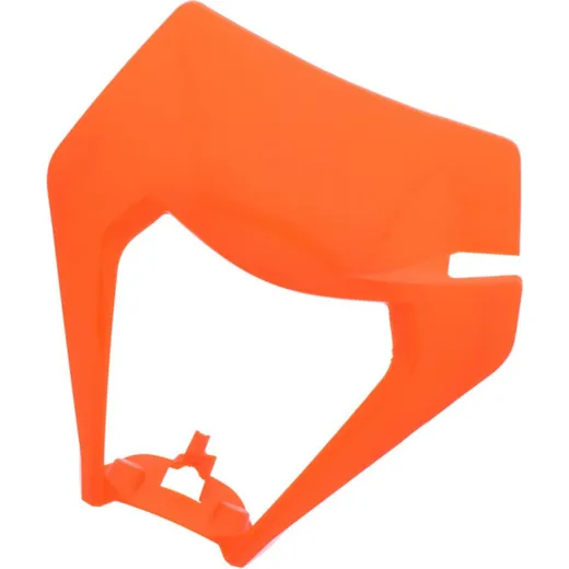 Headlight mask orange fluorescent