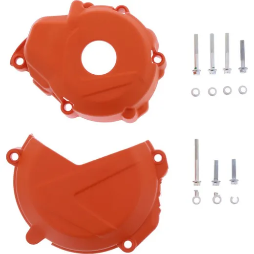 Clutch/ ignition cover protector orange 90983