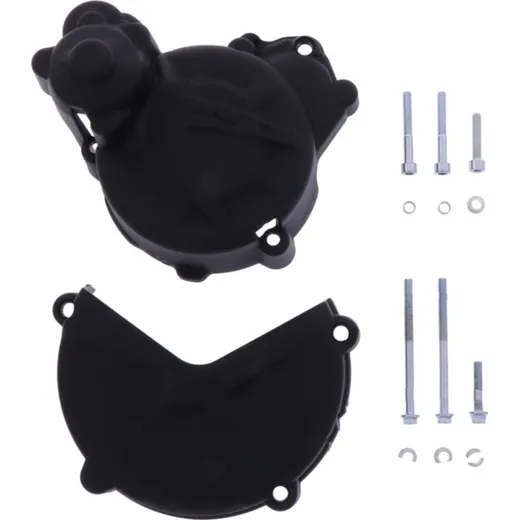 Clutch/ ignition cover protector black