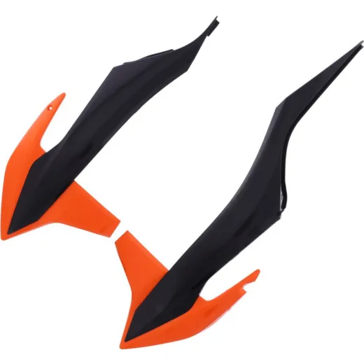 Kühlerabdeckung orange / schwarz