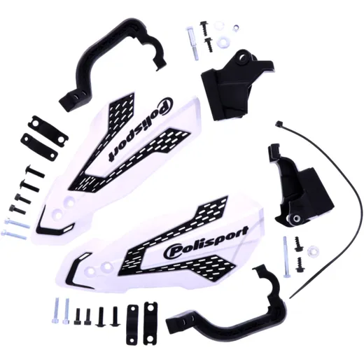 Hand guard mx flow white/black kit for: Beta RR