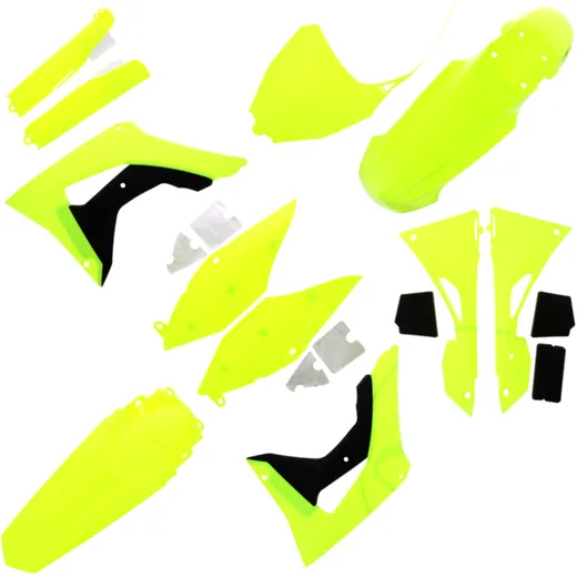 Complete kit yellow fluorescent for: Honda CRF