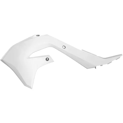 Radiator scoops white kit for: Kawasaki KX 7163101
