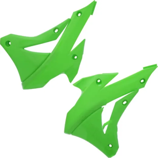 Radiator scoops green