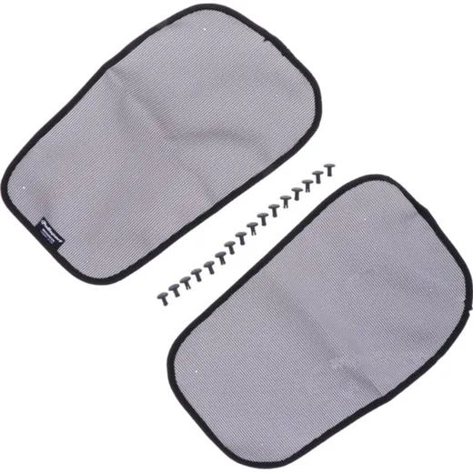 Mesh radiator guards kit black