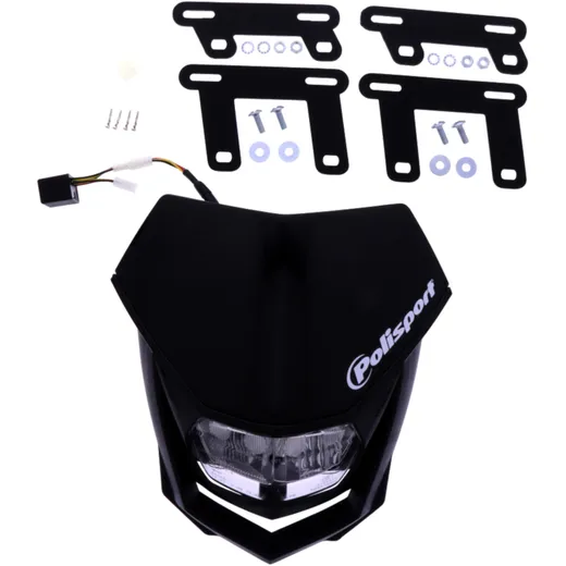 Scheinwerfermaske Halo Schwarz LED