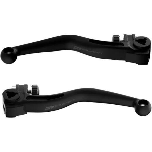 Brake/clutch lever kit apt black unbreakable for: Gas Gas EC, MC, Husqvarna FE, TE
