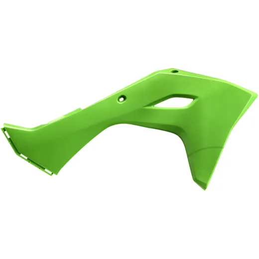 Radiator scoops green05 for: Kawasaki KX