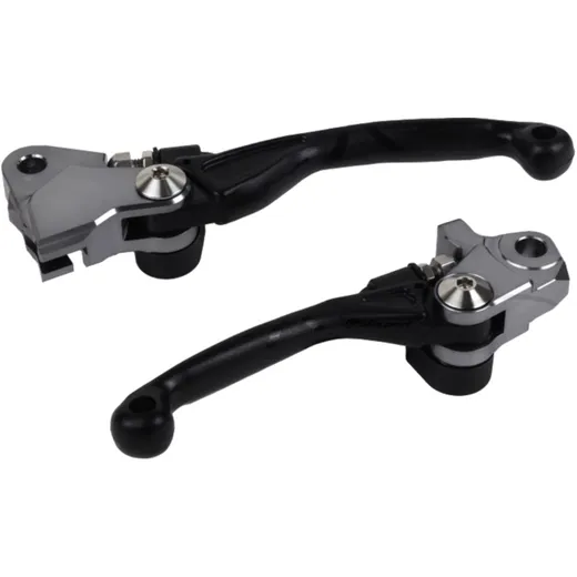 Brems - / Kupplungshebel Satz Pivot schwarz Unzerbrechlich passend für: Kawasaki KX 7163792