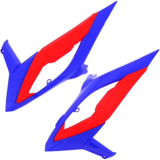 Radiator scoops red/blue kit for: Beta RR