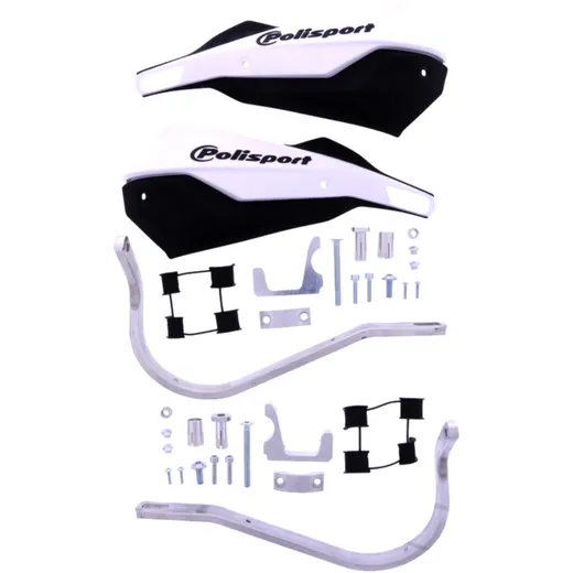 Hand guard trail blaz white/black for: CFMOTO MT
