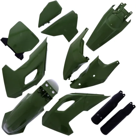 Complete kit green for: Husqvarna FC, TC