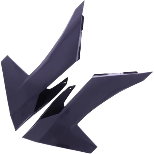 RADIATOR GUARDS KIT BLACK/GREY for motorcycles