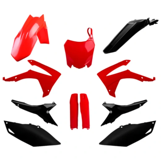 Complete kit red/black for: Honda CRF