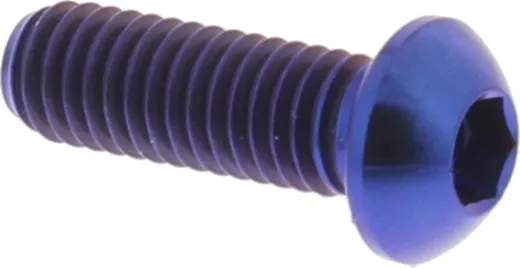 Schraube Bremsscheibe JMP Bolt M6X1. 00 mm 18 mm Titan blau passend für: BMW S, F (800, 700), HP4
