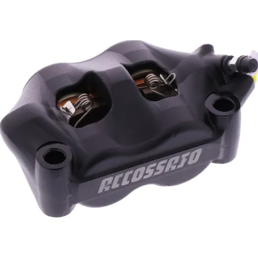 Brake caliper right black 100mm accossato