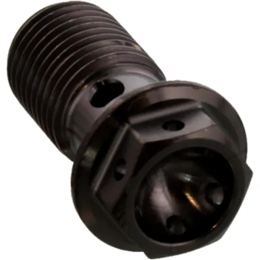 Hohlschraube einfach M10 x 1 Titan Racing schwarz passend für: Ducati Scrambler, Monster, 848