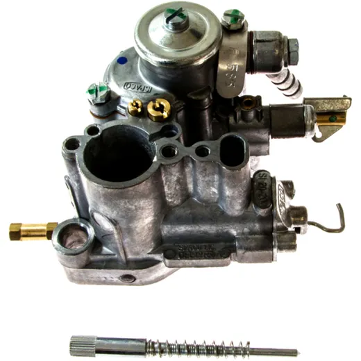 Carburettor silver 20 - 20D dellorto mit Ölanschluss for: Vespa PX, P, Rally