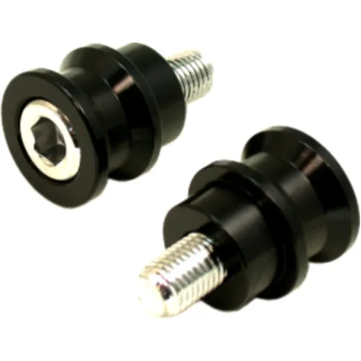 Swingarm bobbins JMP M10X1. 50mm aluminium black for: KTM Duke