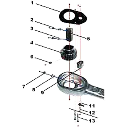 Torque Wrench Repair Kit 3/8 Inch Drive for Various Models