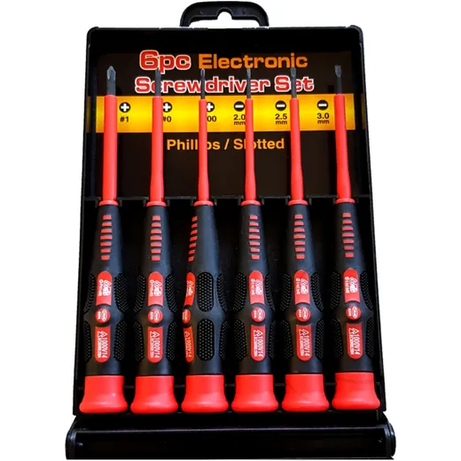 Precision Screwdriver Set 6 Pieces in Case