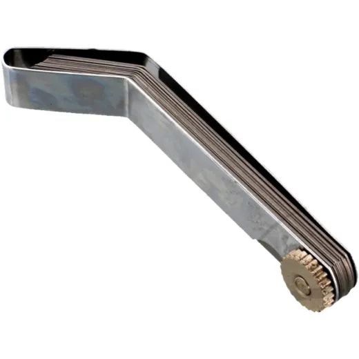 Feeler Gauge Set 0.203-0.660 Imperial, 12 Blades Offset for acc