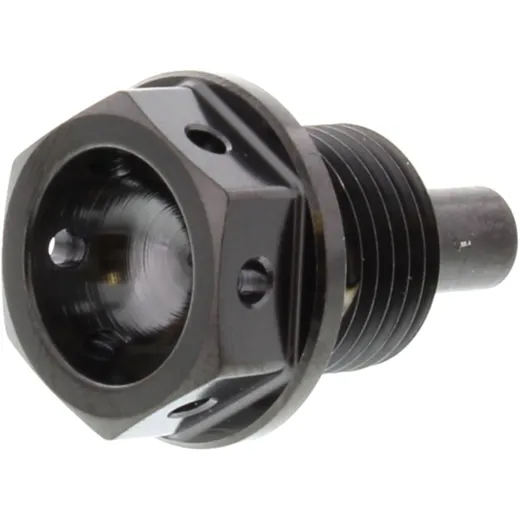 Oil drain plug magnetic JMP M14X1. 25mm 12mm titan black for: Suzuki AN, UH, DR