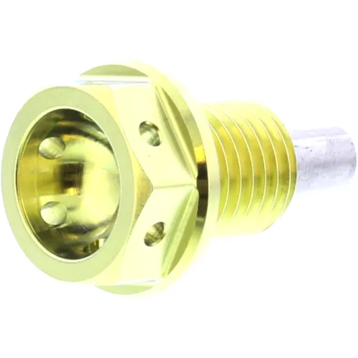 Ölablassschraube magnetisch JMP Bolt M12X1. 5 mm 15 mm Titan gold passend für: Honda TRX, CB, CBR