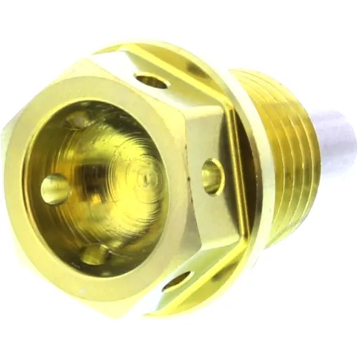 Ölablassschraube magnetisch JMP Bolt M14X1. 25 mm 12 mm Titan gold passend für: Suzuki AN, UH, DR