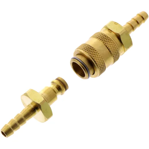 Brass Quick Release Coupling for 6mm Fuel Hose_0