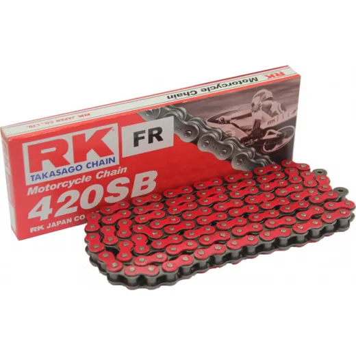 Rk chain 420sb red 106l