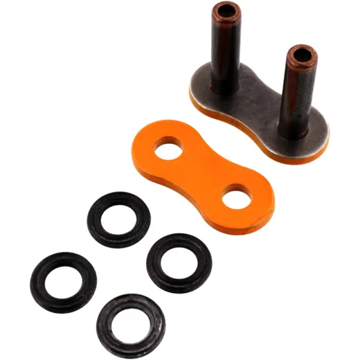 RK HOLLOW RIVET LINK ORANGE 525 XSO for: Honda, Yamaha