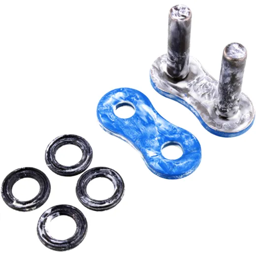 RK Solid Rivet Link for Motorcycle Applications Blue 530 XSOZ1