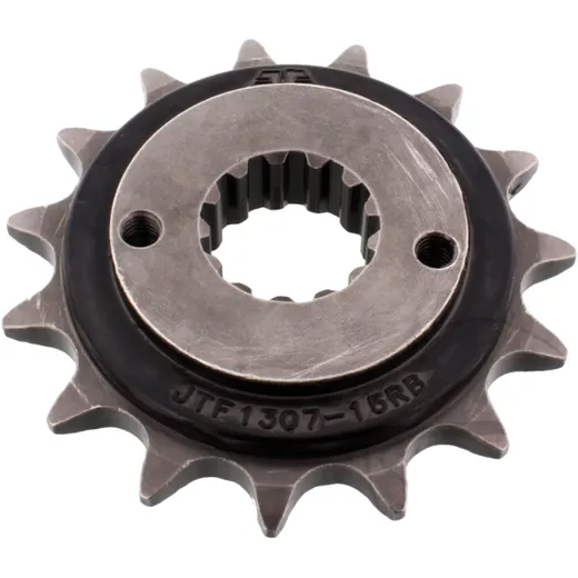 Front sprocket 15 tooth pitch 520 rubber damper alternative: 7260243 for: Kawasaki ZX - 6R, ZX - 6RR