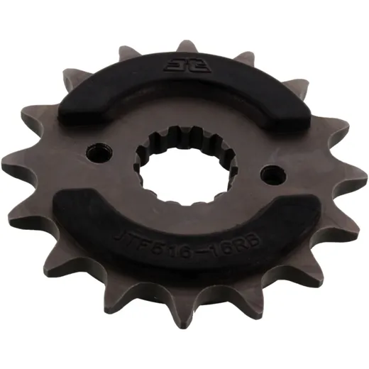 Front sprocket 16 tooth pitch 520 rubber damper alternative: 7268014 for: Kawasaki EL, KLR, ZZR