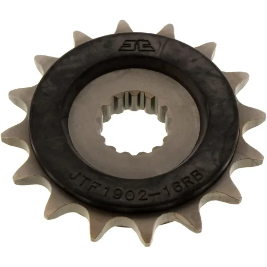 Front sprocket 16 tooth pitch 520 rubber damper alternative: 7261324 for: Husqvarna Enduro, Supermoto, Vitpilen