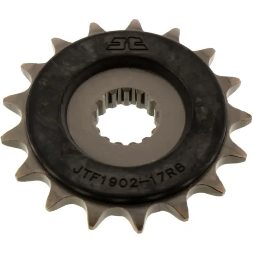 Front sprocket 17 tooth pitch 520 rubber damper alternative: 7261381 for: Husqvarna Enduro, Supermoto, Vitpilen