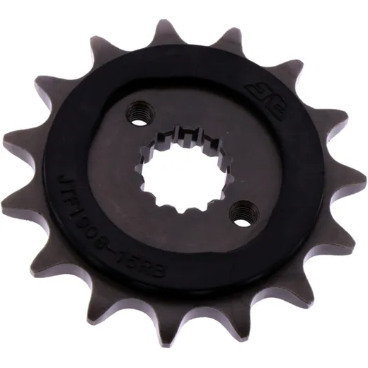 Front sprocket 15 tooth pitch 520 rubber damper alternative: 7260217 for: Husqvarna Svartpilen, Vitpilen, SM